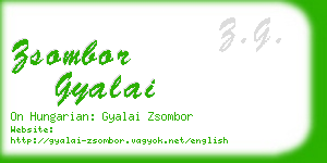 zsombor gyalai business card